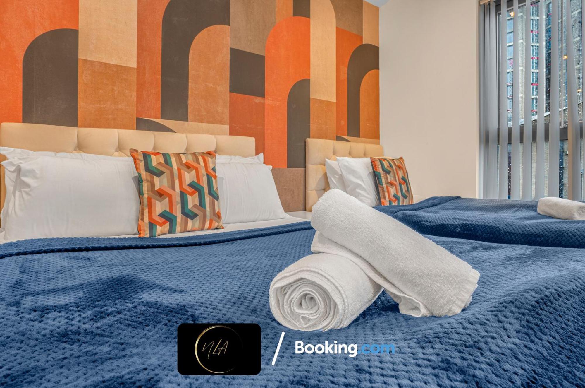 City Centre Apartment With Free Parking, 2 Bathrooms, Netflix And Wifi - Suitable For Contractors And Families - By Noor Luxury Accommodations Birmingham Esterno foto