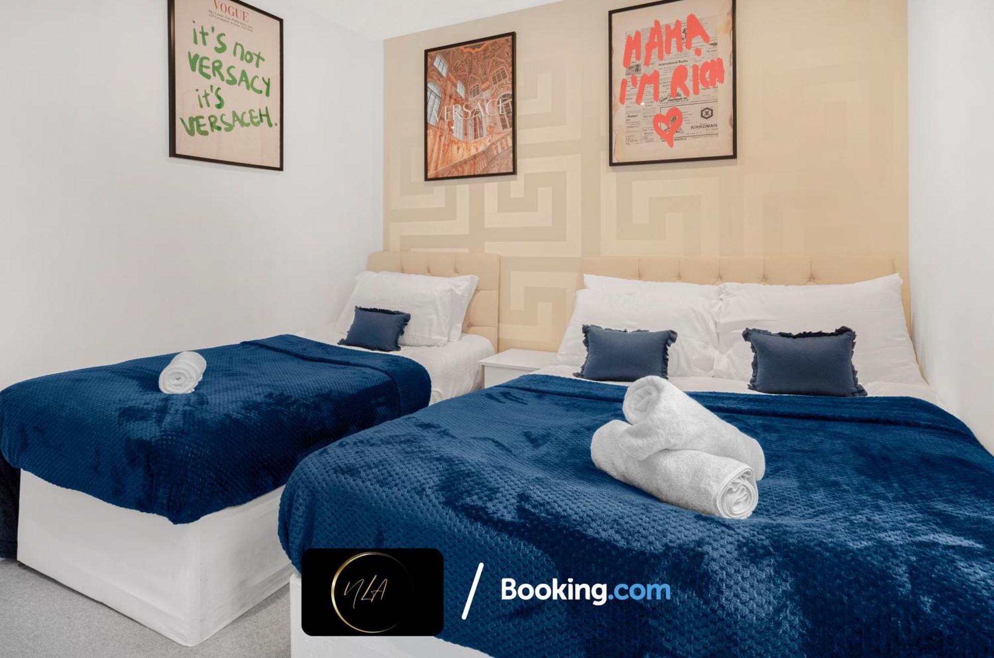 City Centre Apartment With Free Parking, 2 Bathrooms, Netflix And Wifi - Suitable For Contractors And Families - By Noor Luxury Accommodations Birmingham Esterno foto