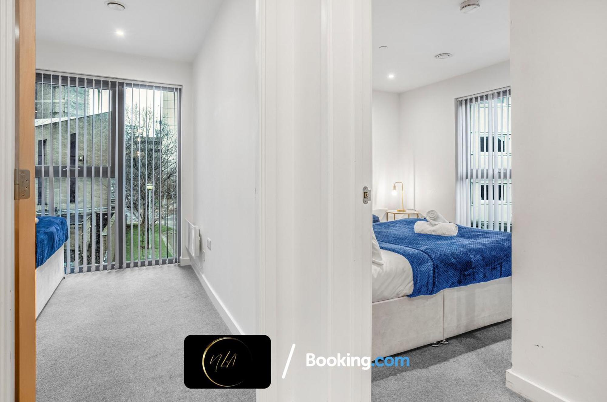 City Centre Apartment With Free Parking, 2 Bathrooms, Netflix And Wifi - Suitable For Contractors And Families - By Noor Luxury Accommodations Birmingham Esterno foto