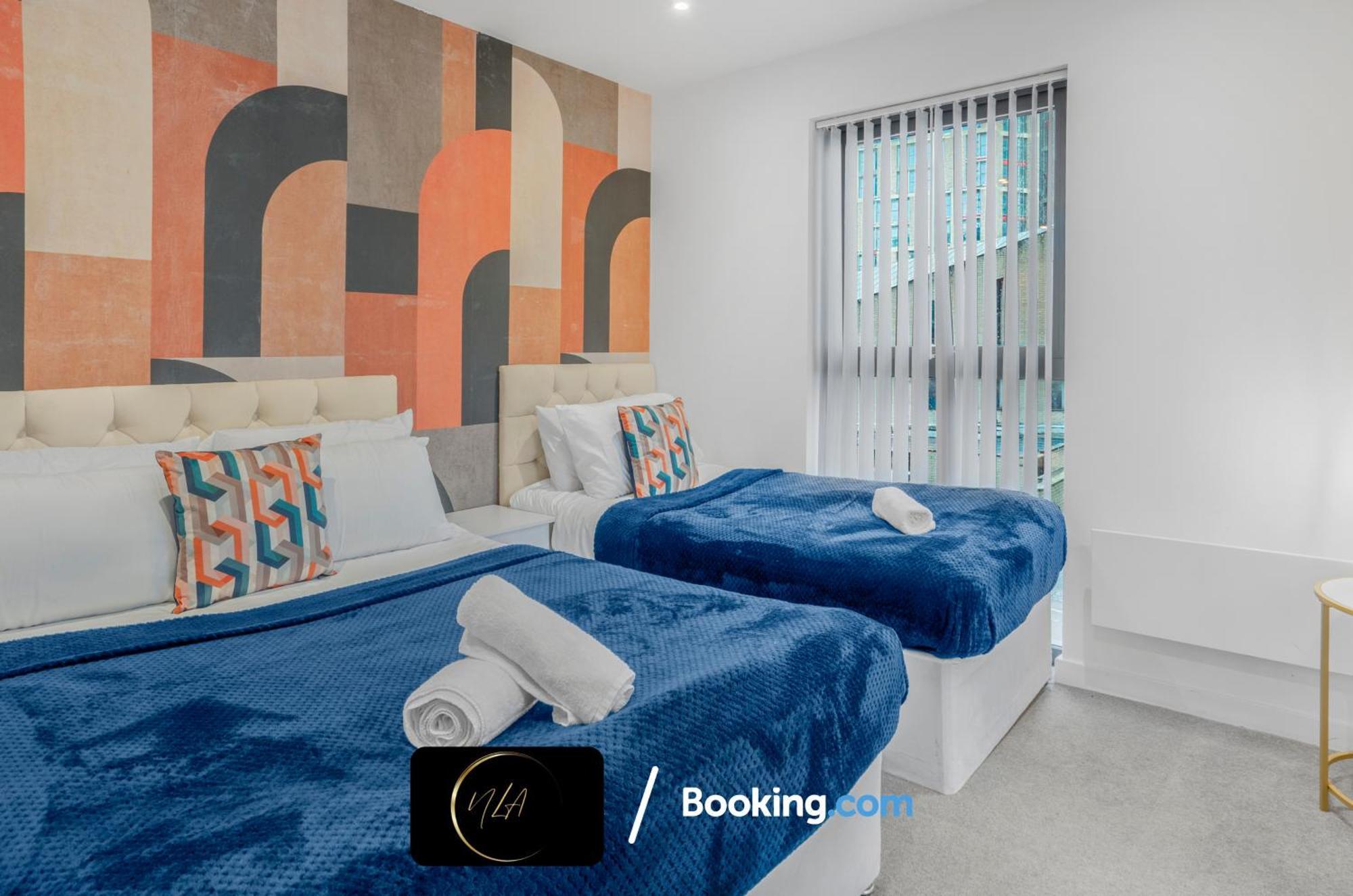 City Centre Apartment With Free Parking, 2 Bathrooms, Netflix And Wifi - Suitable For Contractors And Families - By Noor Luxury Accommodations Birmingham Esterno foto